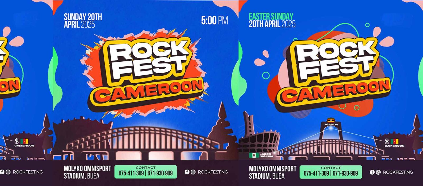 Rockfest cameroon banner